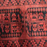 Handmade vintage Afghan Ersari rug 70cm x 89cm 1940s