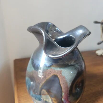 Vintage ceramic vase by Thomas Buxo - 1960s modernist design