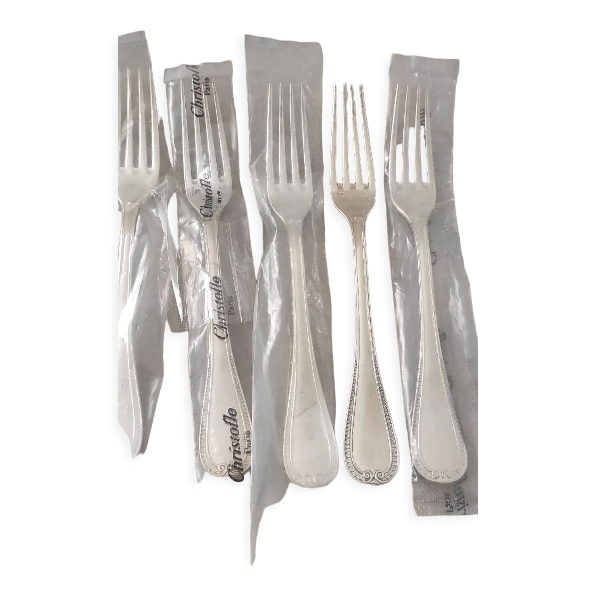 Set of 12 forks by Christofle