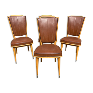 Set de 4 chaises vintage