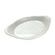 White oval dish with hollow ears 41cm