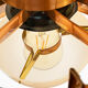 Copper pendant light by Werner Schou for Coronell Elektro. Denmark 1960s