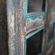 Indian furniture glass cabinet, 4 doors 2 shelves