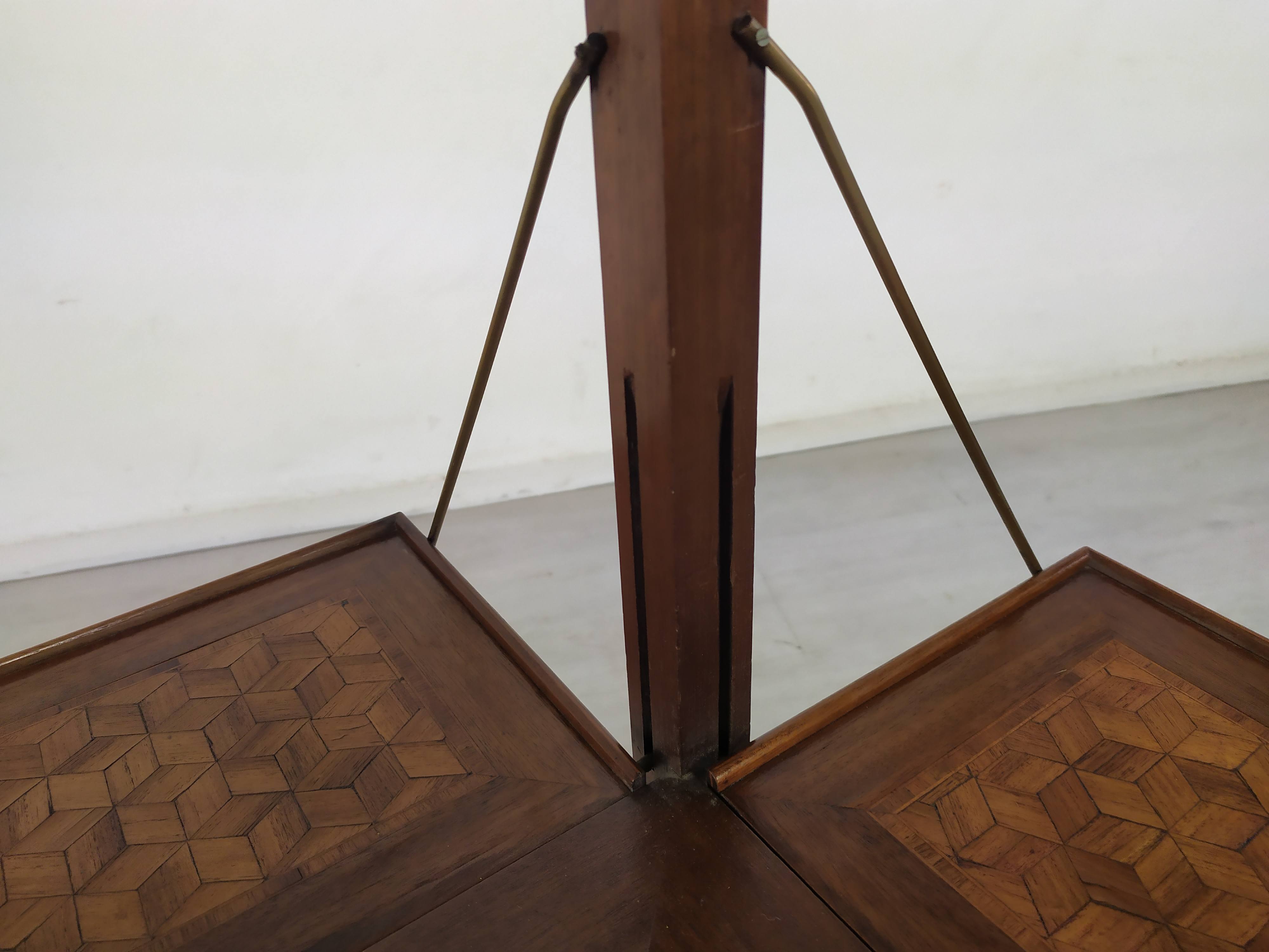 Marquetry tea table