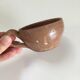 Set of 5 handcrafted ceramic mugs – terracotta