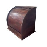 Old Flambo wooden curtain filing cabinet for desk