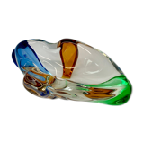 aSHTRAY by F. Zemek, Mstisov Karlovarske Sklo, Czechoslovakia, 1960s