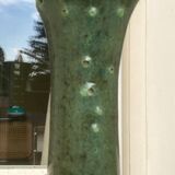 Vintage sandstone vase trio