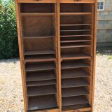 Notary furniture cabinet with curtains