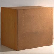 Antique plan cabinet in beech wood – Central Europe, around 1950