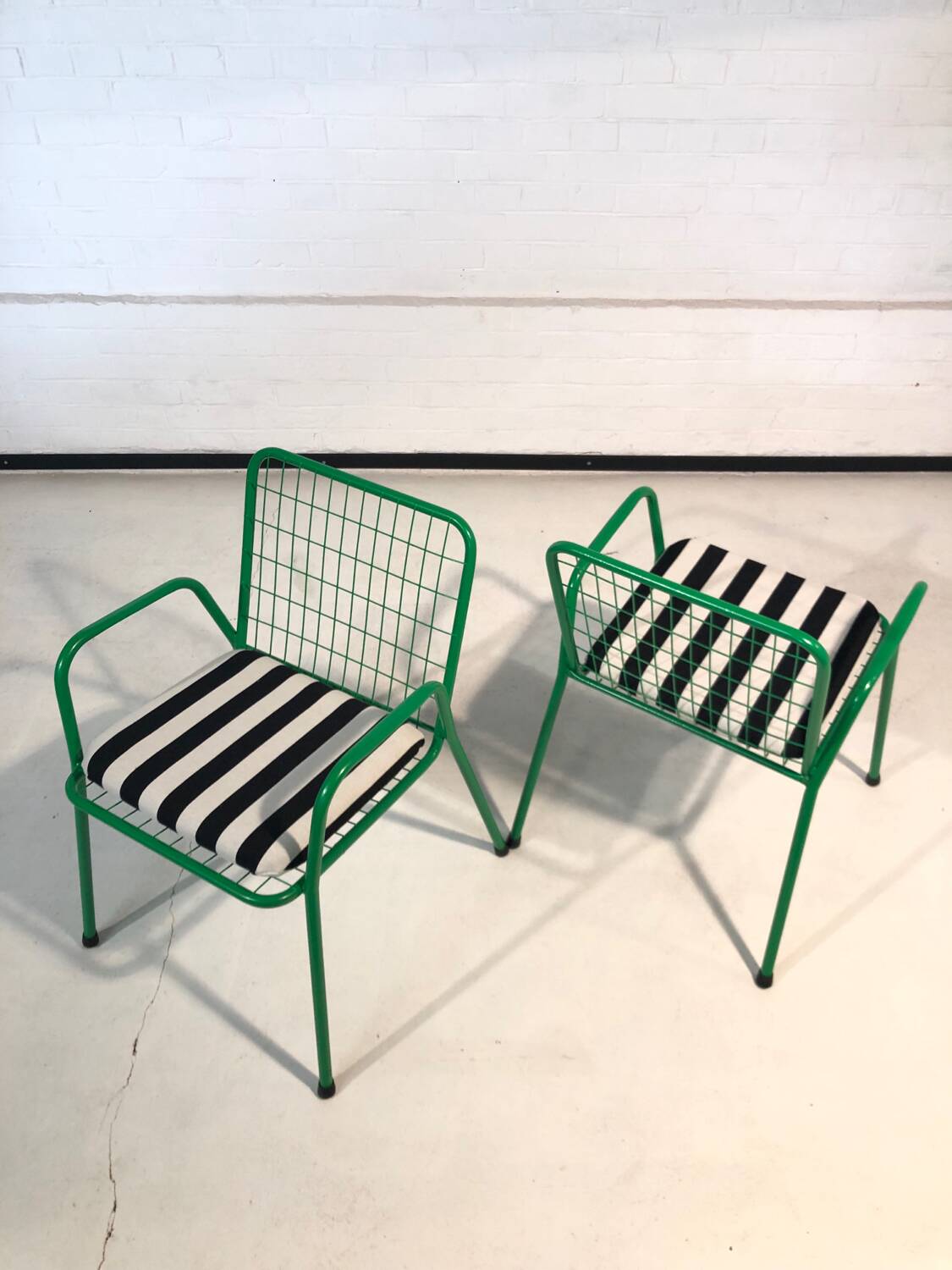 Pair of Emu Rio chairs 1980