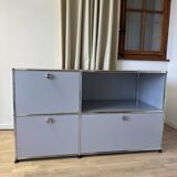 USM Haller Commode in Matte Silver