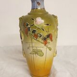 "Art Deco" vase of painted ceramics. Barcelona, Spain 1930s.