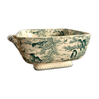 Iron earth salad bowl Sarreguemines
