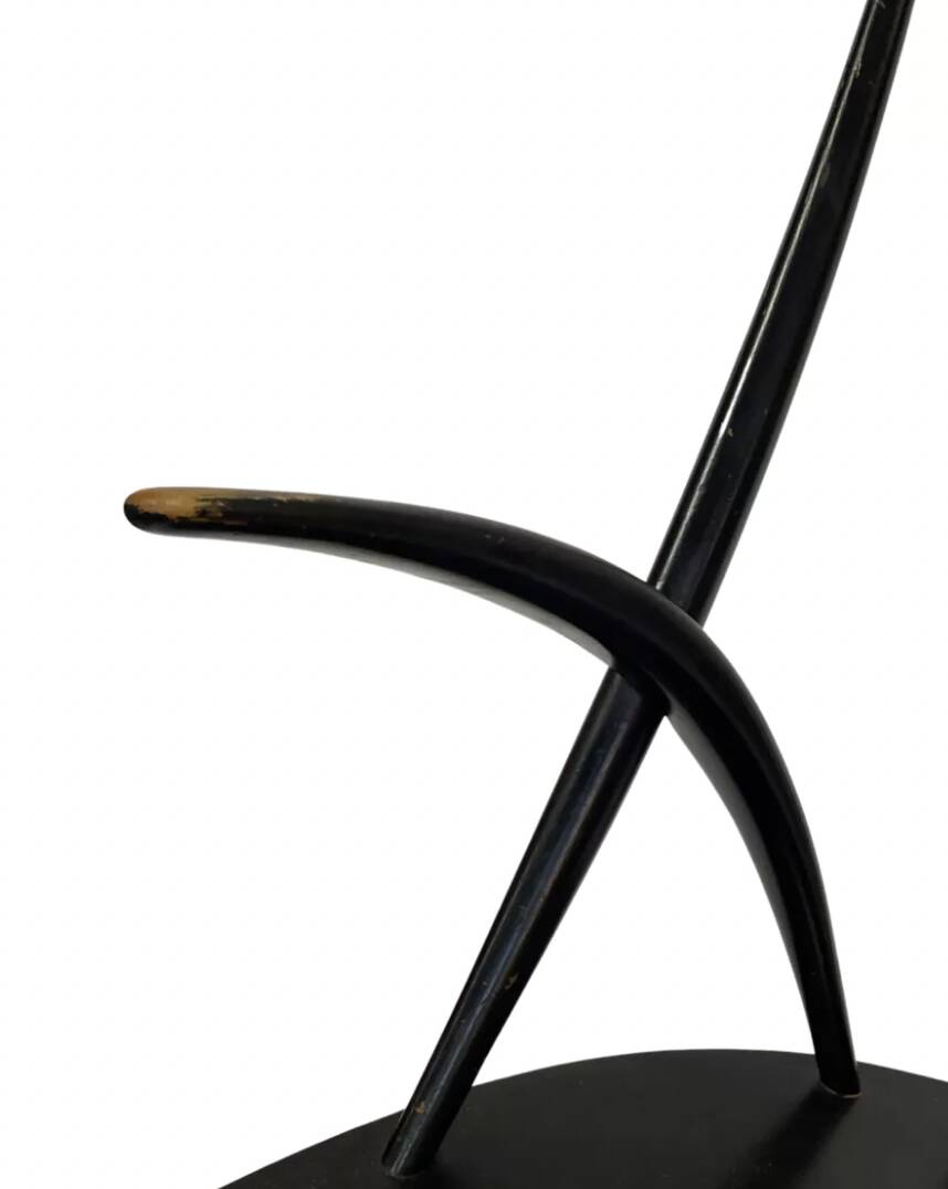 Fauteuil à bascule vintage Illum Wikkelso design danois