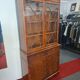 Vitrine placage acajou