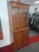 Mahogany veneer display cabinet