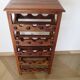 Solid wood wine rack