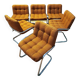 Suite of 6 armchairs airborne storm yves christin

1970's