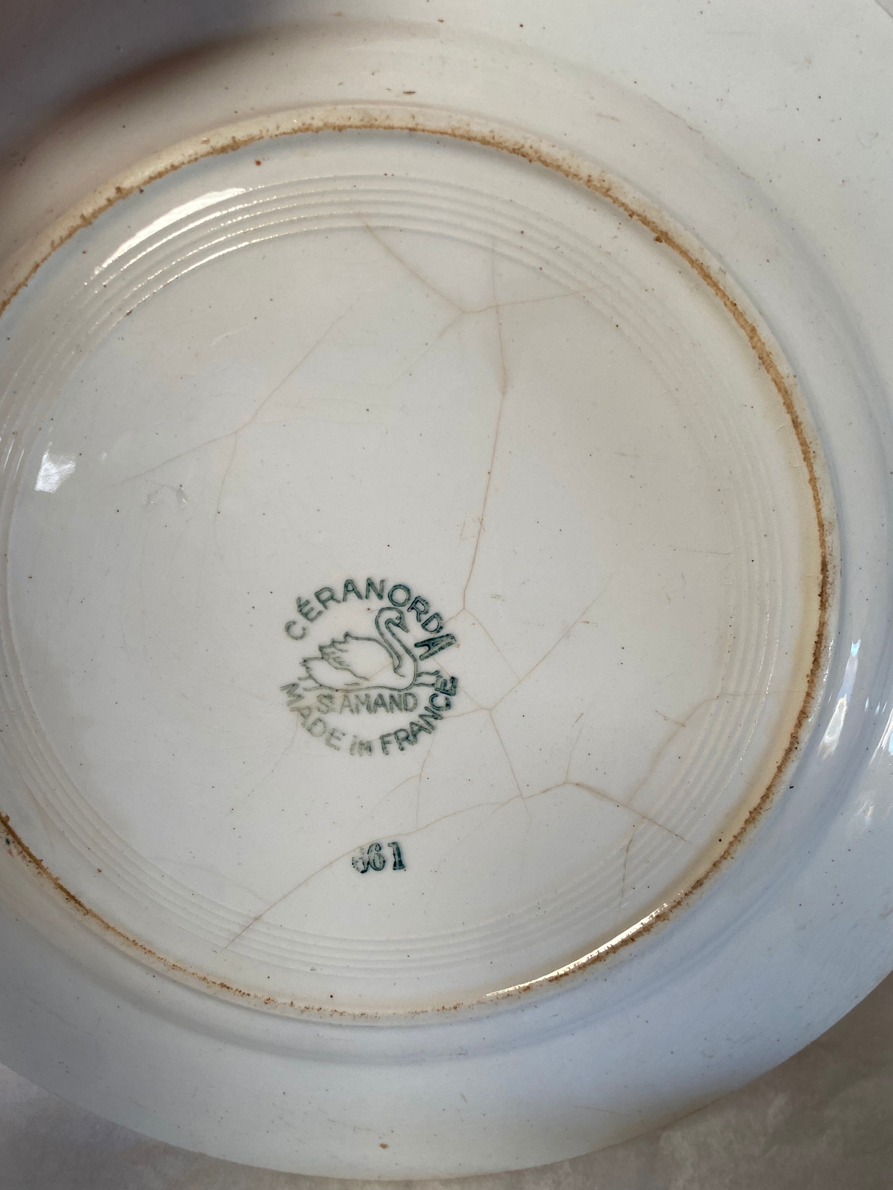 3 plates Saint Amand