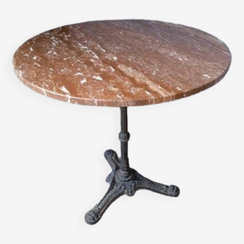 Table bistrot marbre 70cm / gueridon