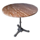 70cm marble bistro table / pedestal table