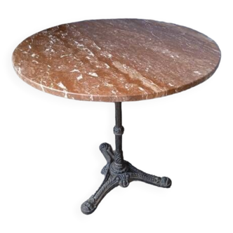 Table bistrot marbre 70cm / gueridon