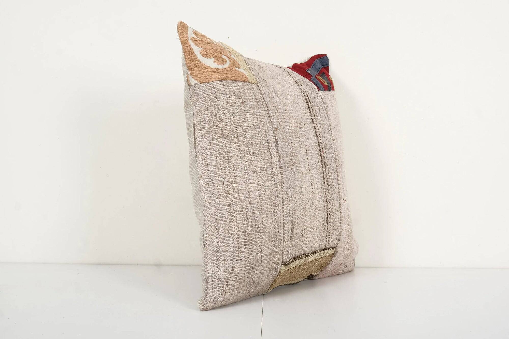 Vintage kilim cushion cover 46x48 cm