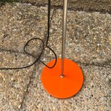 1970s orange designer floor lamp