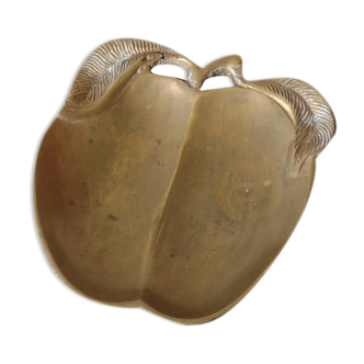 Golden brass apple pocket from the 60s