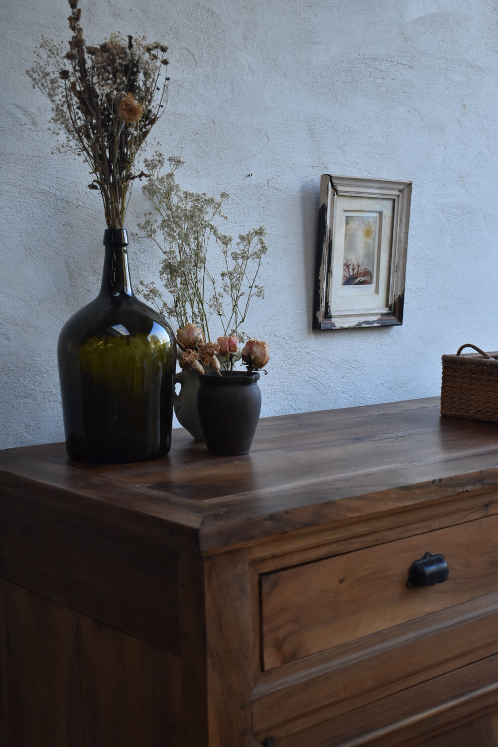 Buffet made of solid walnut