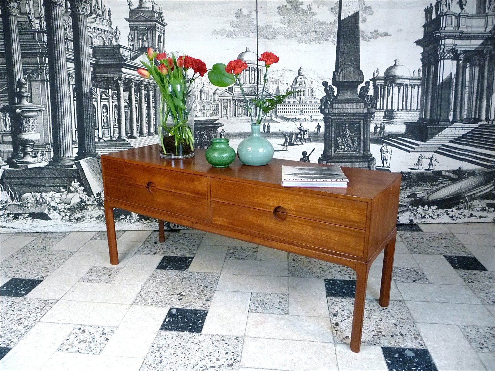 Sideboard in teak from Aksel Kjersgaard, Denmark 1960s