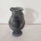Grey/Black ceramic pitcher signed TL Corti - height 25cm
