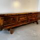 Solid olive wood sideboard from Maison Skela, 1960s