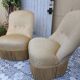 Paire de fauteuils crapauds