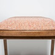 Bumerang Chair Mid-Century Modern, Orange Fish Wool, Poland, 1960s
