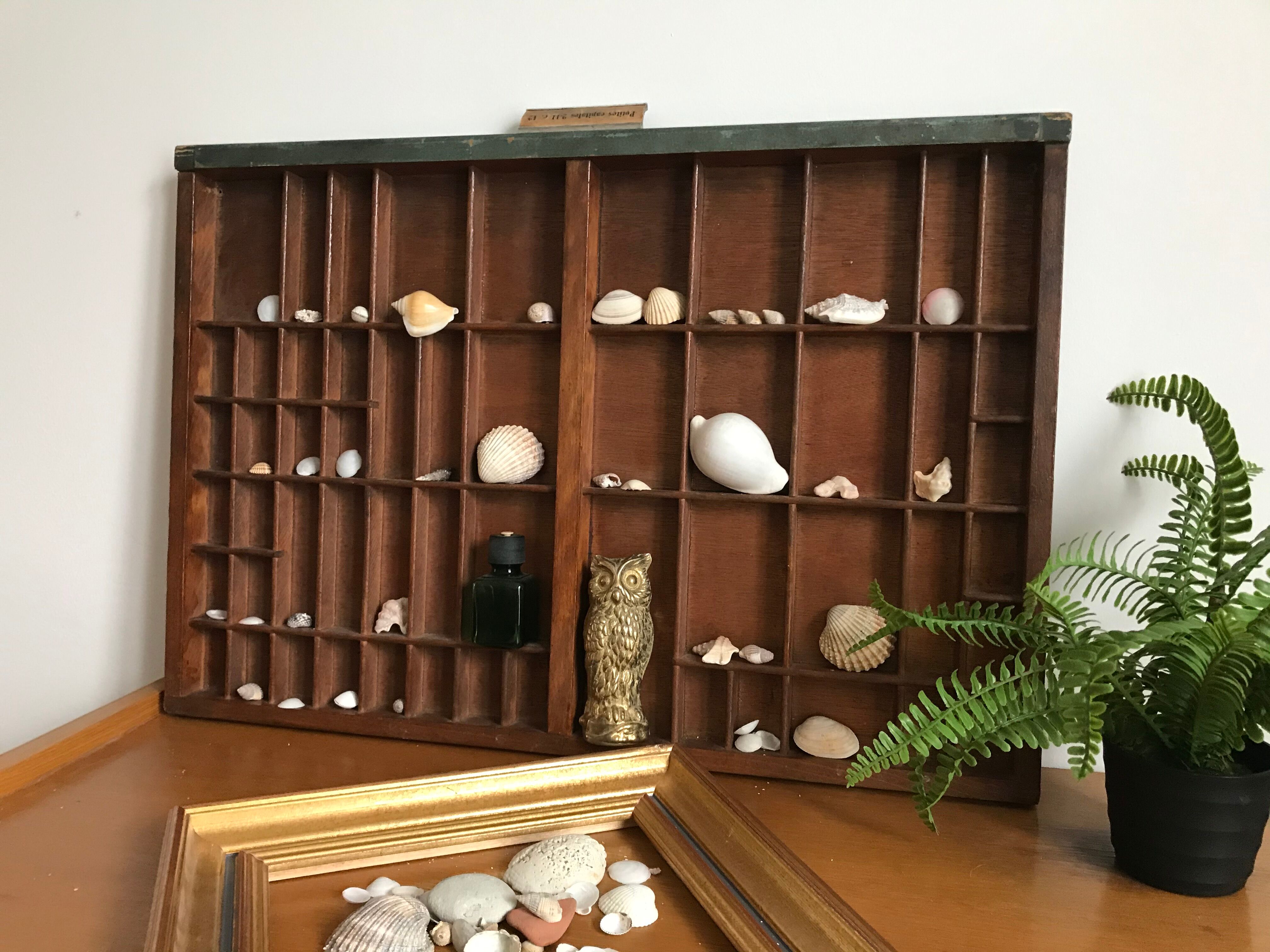 Old printing cabinet drawer locker