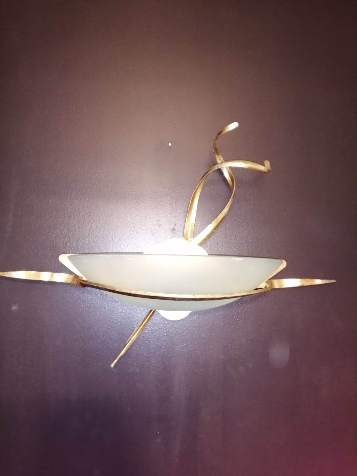 Pair of 70s wall lamps by malka