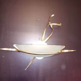 Pair of 70s wall lamps by malka