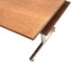 Large vintage wenge table, usable as a dining table, conference table or desk, dating from the 1970s