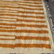 Large traditional handmade Berber rug custom size 3/4 m
