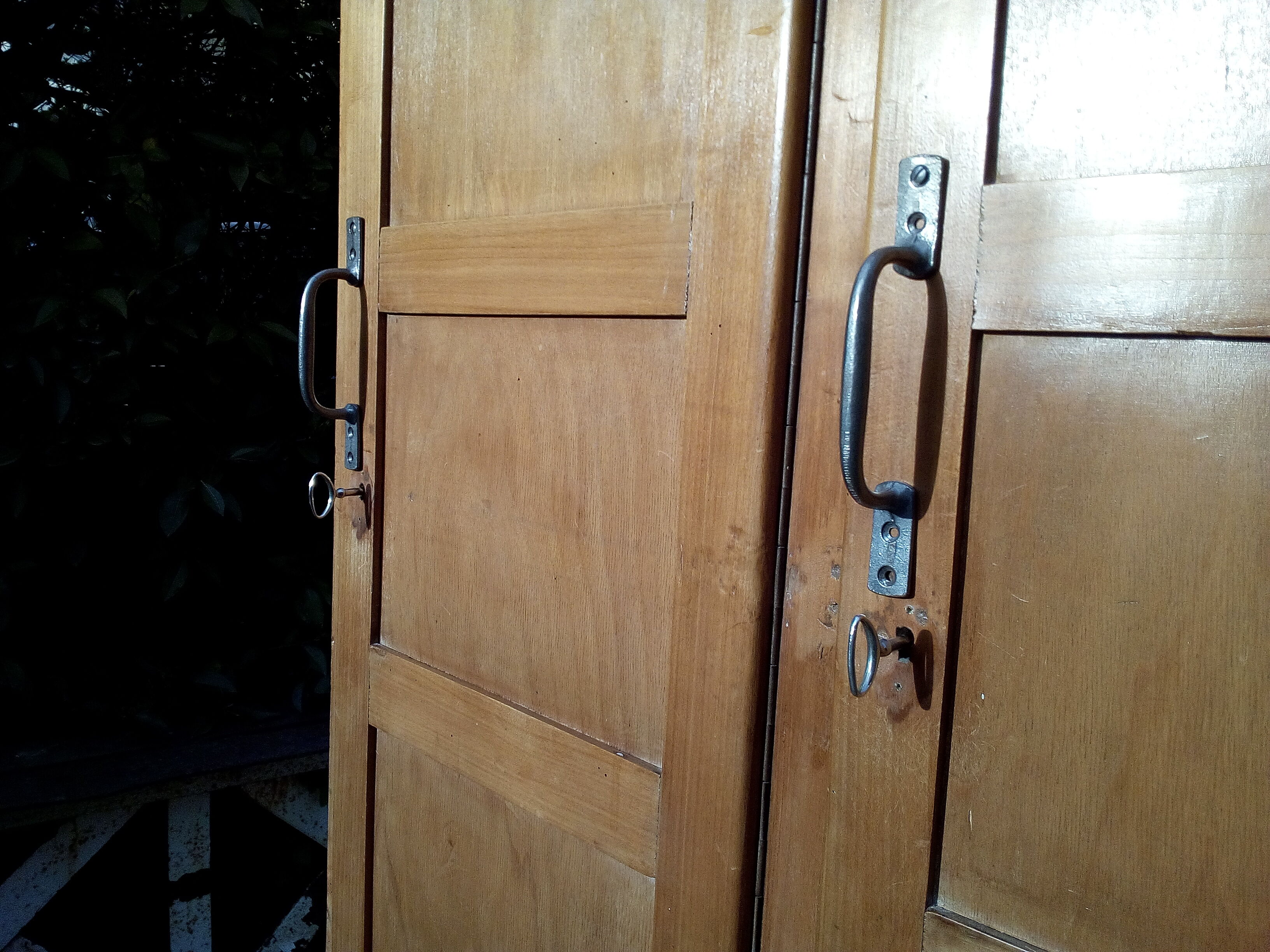 Vestaire double en bois
