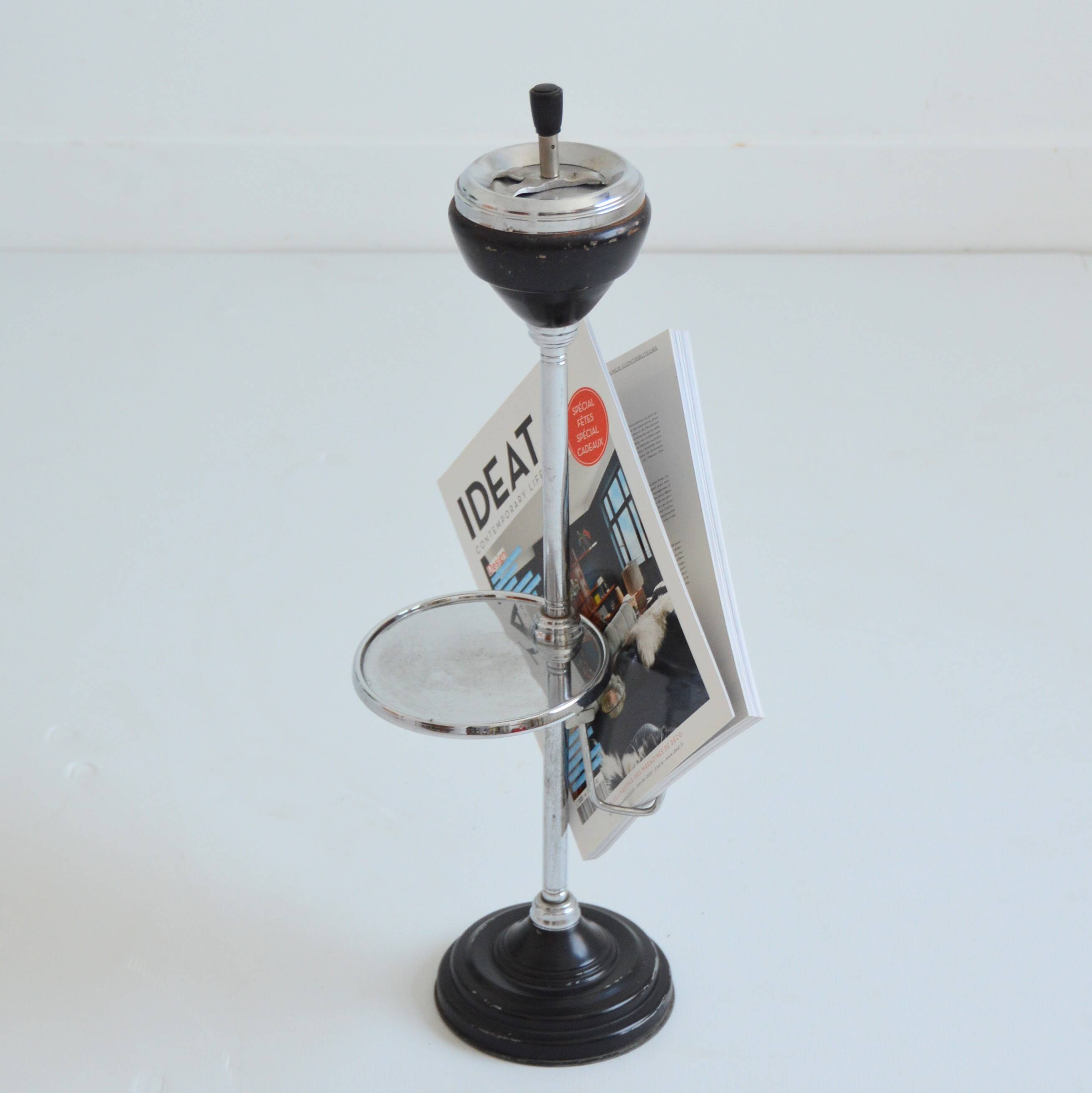 Floor ashtray / Magazine rack 1950 vintage