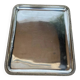 Silver metal tray