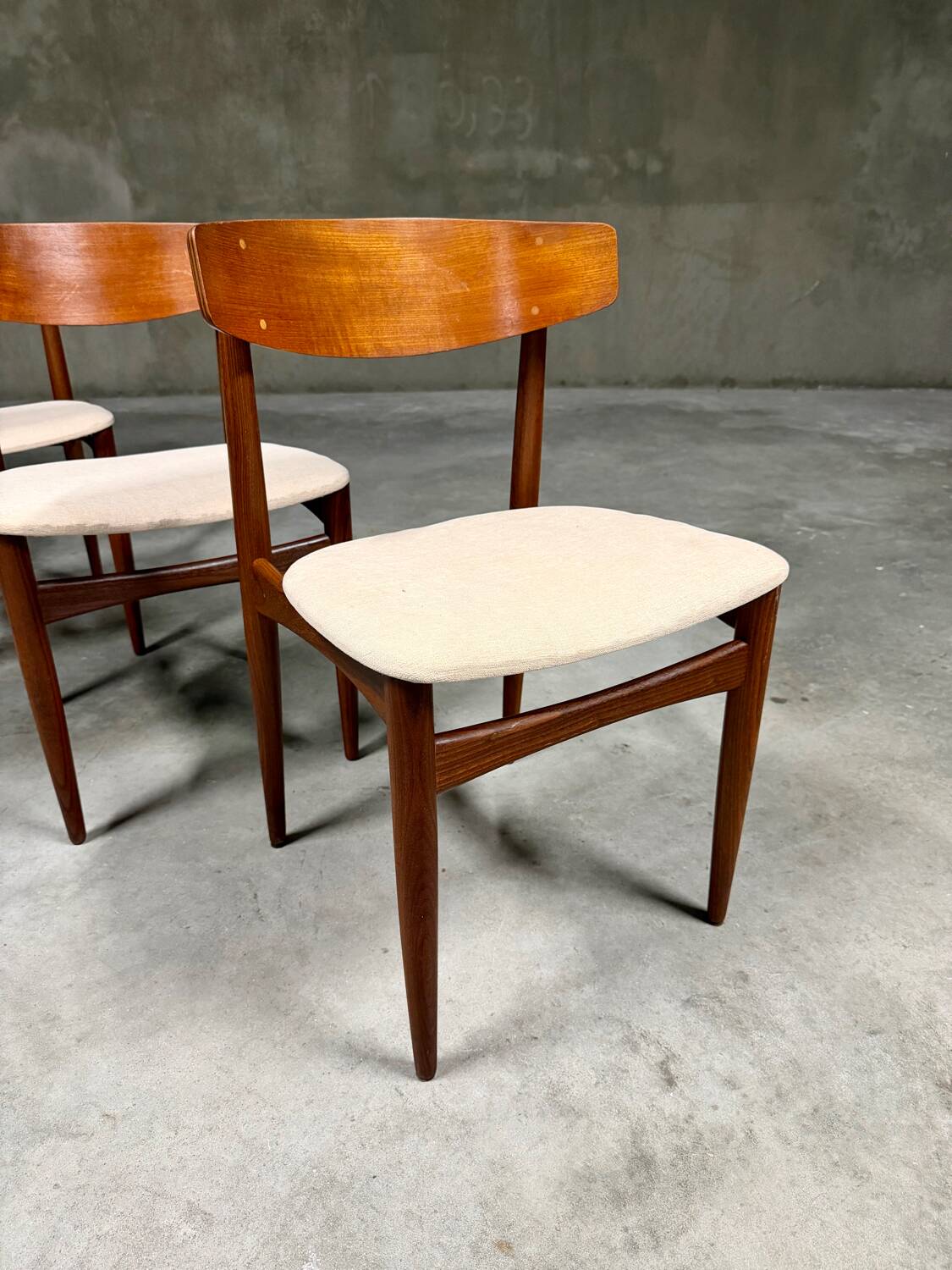 4 reupholstered Bramin chairs