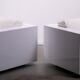 Saratoga armchairs by Lella and Massimo Vignelli for Poltronova