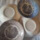 Four old bowls or cups from England