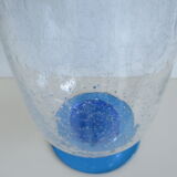 Bubbled glass vase transformable into a photophore