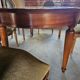 Solid cherry wood dining table with extension – classic style