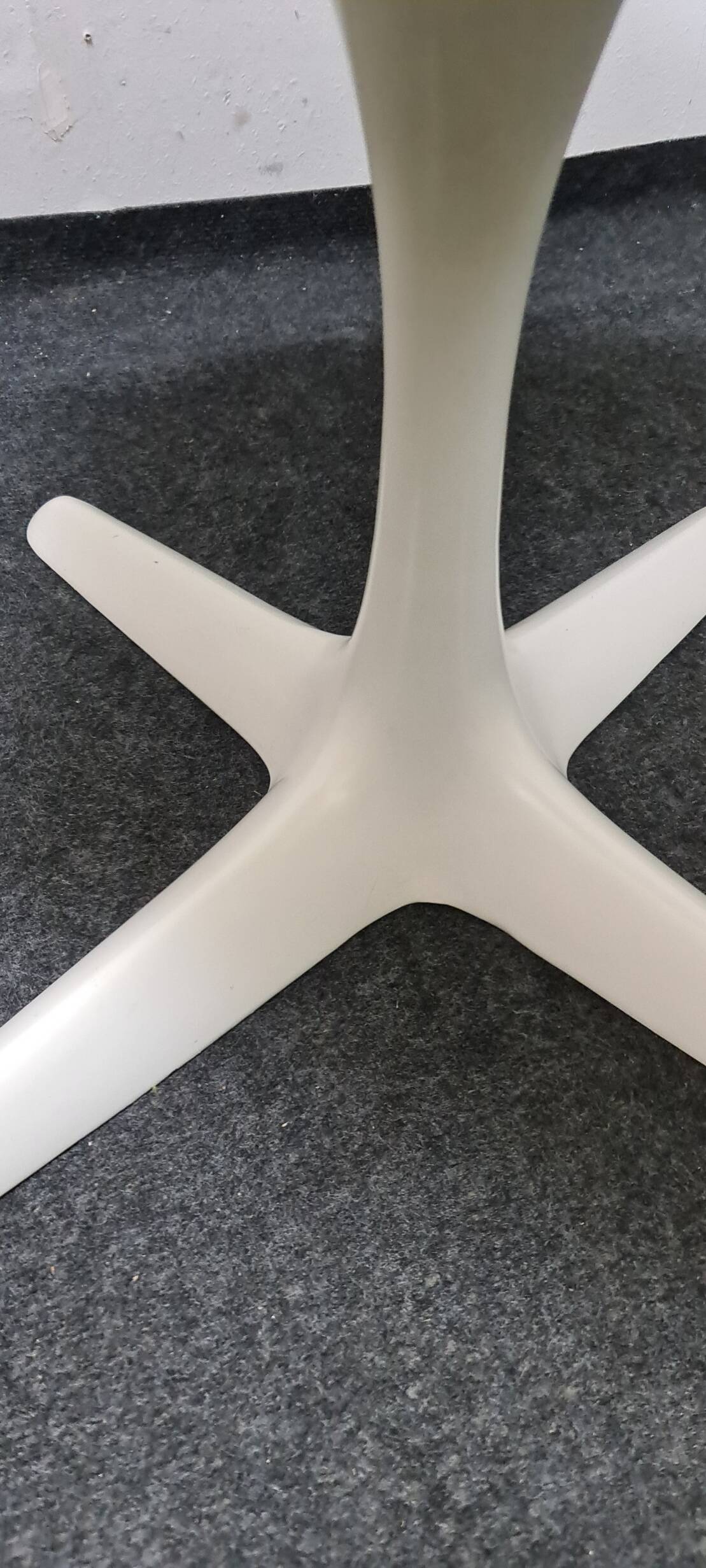 Vintage fiberglass swivel chair by Maurice Burke for Akana